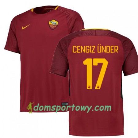 Koszulka AS Roma CENGIZ UNDER 17 Domowe Koszulki Piłkarskie 2017-2018 Krótki Rękaw