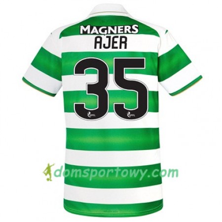 Koszulka Celtic FC KRISTOFFER AJER Domowe Koszulki Piłkarskie 2017-2018 Krótki Rękaw