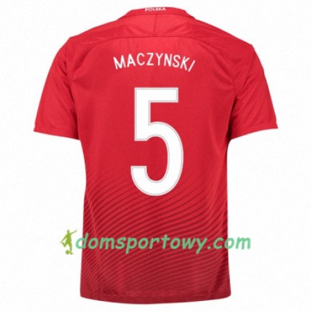Koszulka Polska KRZYSZTOF MACZYNSKI Wyjazdowe Koszulki Piłkarskie Euro 2016