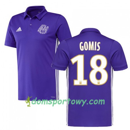 Koszulka Olympique Marsylia BAFETIMBI GOMIS 18 Trzeci Koszulki Piłkarskie 2017-2018 Krótki Rękaw