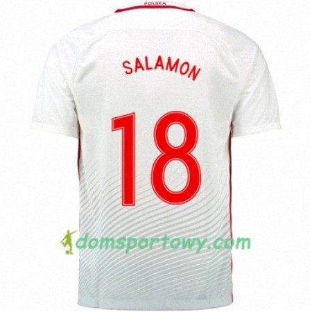 Koszulka Polska BARTOSZ SALAMON Domowe Koszulki Piłkarskie Euro 2016