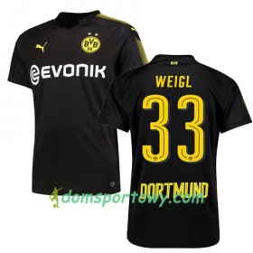 Koszulka Borussia Dortmund WEIGL 33 Wyjazdowe Koszulki Piłkarskie 2017-2018 Krótki Rękaw