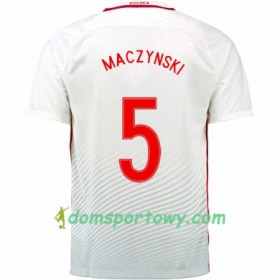 Koszulka Polska KRZYSZTOF MACZYNSKI Domowe Koszulki Piłkarskie Euro 2016