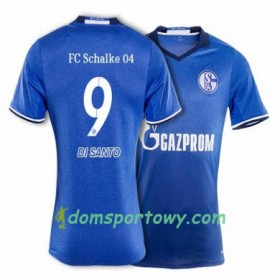 Koszulka FC Schalke 04 DI SANTO 9 Domowe Koszulki Piłkarskie 2017-2018 Krótki Rękaw