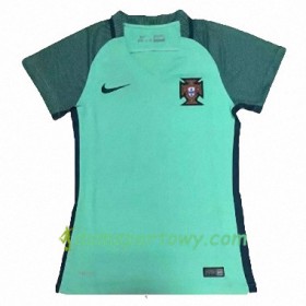 Koszulka Portugalia Damska Wyjazdowe Koszulki Piłkarskie Euro 2016