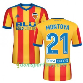 Koszulka Valencia CF MONTOYA Wyjazdowe Koszulki Piłkarskie 2017-2018 Krótki Rękaw