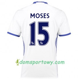 Koszulka Chelsea MOSES 15 Trzeci Koszulki Piłkarskie 2017-2018 Krótki Rękaw