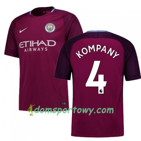 Koszulka Manchester City KOMPANY 4 Wyjazdowe Koszulki Piłkarskie 2017-2018 Krótki Rękaw