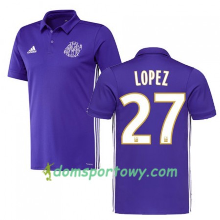 Koszulka Olympique Marsylia MAXIME LOPEZ 27 Trzeci Koszulki Piłkarskie 2017-2018 Krótki Rękaw