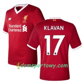 Koszulka Liverpool KLAVAN 17 Domowe Koszulki Piłkarskie 2017-2018 Krótki Rękaw