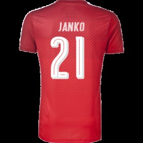 Koszulka Austria JANKO Domowe Koszulki Piłkarskie Euro 2016