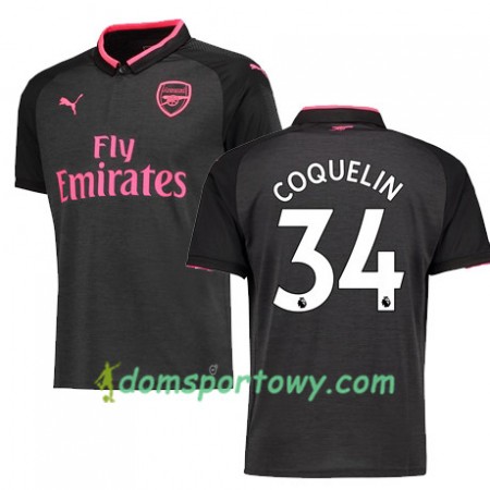 Koszulka Arsenal COQUELIN 34 Trzeci Koszulki Piłkarskie 2017-2018 Krótki Rękaw