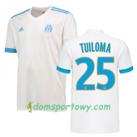 Koszulka Olympique Marsylia BILL TUILOMA 25 Domowe Koszulki Piłkarskie 2017-2018 Krótki Rękaw