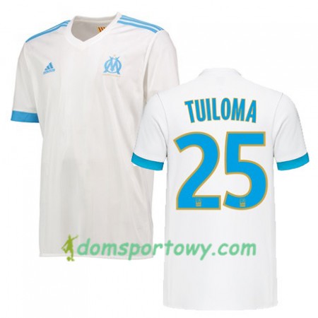 Koszulka Olympique Marsylia BILL TUILOMA 25 Domowe Koszulki Piłkarskie 2017-2018 Krótki Rękaw