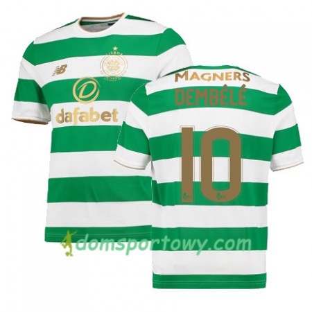 Koszulka Celtic FC MOUSSA DEMBELE Domowe Koszulki Piłkarskie 2017-2018 Krótki Rękaw