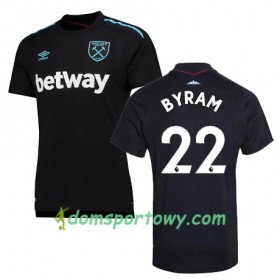 Koszulka West Ham United BYRAM Wyjazdowe Koszulki Piłkarskie 2017-2018 Krótki Rękaw