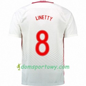 Koszulka Polska KAROL LINETTY Domowe Koszulki Piłkarskie Euro 2016