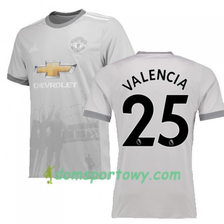 Koszulka Manchester United VALENCIA 25 Trzeci Koszulki Piłkarskie 2017-2018 Krótki Rękaw