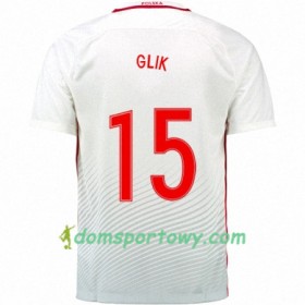 Koszulka Polska KAMIL GLIK Domowe Koszulki Piłkarskie Euro 2016