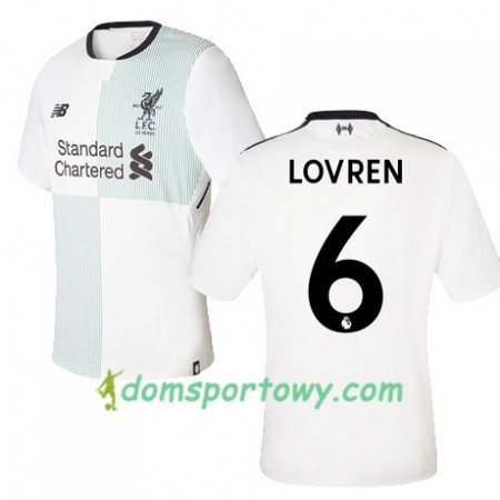 Koszulka Liverpool LOVREN 6 Wyjazdowe Koszulki Piłkarskie 2017-2018 Krótki Rękaw
