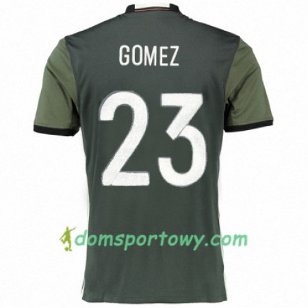 Koszulka Niemcy MARIO GOMEZ Wyjazdowe Koszulki Piłkarskie Euro 2016