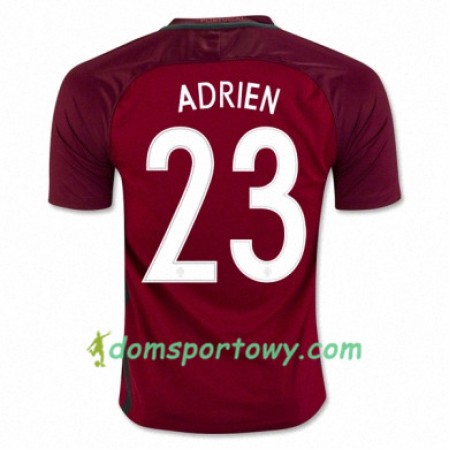 Koszulka Portugalia ADRIEN SILVA Domowe Koszulki Piłkarskie Euro 2016