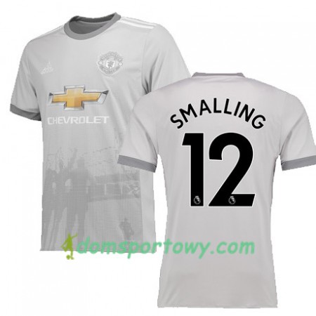 Koszulka Manchester United SMALLING 12 Trzeci Koszulki Piłkarskie 2017-2018 Krótki Rękaw