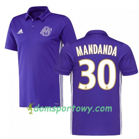 Koszulka Olympique Marsylia MANDANDA 30 Trzeci Koszulki Piłkarskie 2017-2018 Krótki Rękaw