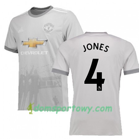 Koszulka Manchester United JONES 4 Trzeci Koszulki Piłkarskie 2017-2018 Krótki Rękaw