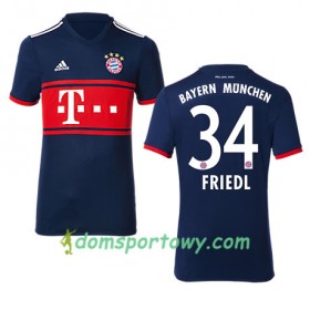 Koszulka Bayern Monachium FRIEDL 34 Wyjazdowe Koszulki Piłkarskie 2017-2018 Krótki Rękaw