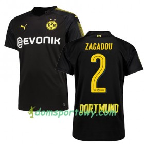 Koszulka Borussia Dortmund ZAGADOU 2 Wyjazdowe Koszulki Piłkarskie 2017-2018 Krótki Rękaw