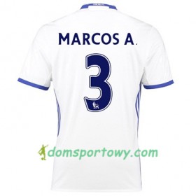 Koszulka Chelsea MARCOS A 3 Trzeci Koszulki Piłkarskie 2017-2018 Krótki Rękaw