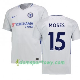 Koszulka Chelsea MOSES 15 Wyjazdowe Koszulki Piłkarskie 2017-2018 Krótki Rękaw
