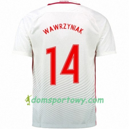 Koszulka Polska JAKUB WAWRZYNIAK Domowe Koszulki Piłkarskie Euro 2016