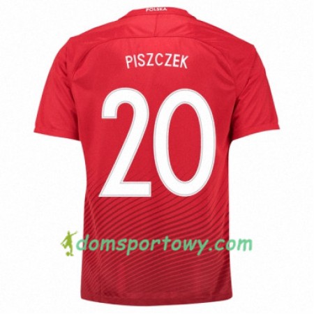 Koszulka Polska LUKASZ PISZCZEK Wyjazdowe Koszulki Piłkarskie Euro 2016