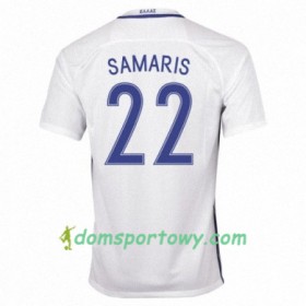 Koszulka Grecja ANDREAS SAMARIS Domowe Koszulki Piłkarskie 2016/17 Krótki Rękaw