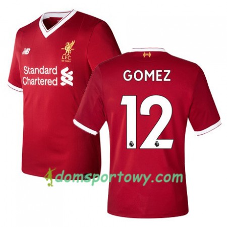 Koszulka Liverpool GOMEZ 12 Domowe Koszulki Piłkarskie 2017-2018 Krótki Rękaw