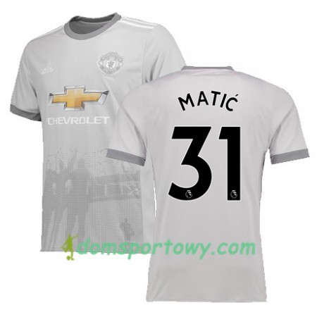 Koszulka Manchester United MATIC 31 Trzeci Koszulki Piłkarskie 2017-2018 Krótki Rękaw