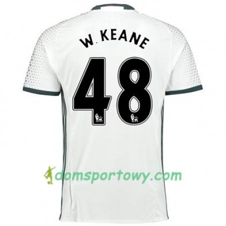 Koszulka Manchester United W KEANE 48 Trzeci Koszulki Piłkarskie 2017-2018 Krótki Rękaw