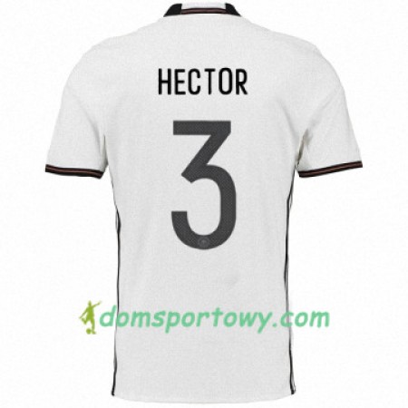 Koszulka Niemcy JONAS HECTOR Domowe Koszulki Piłkarskie Euro 2016