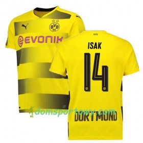 Koszulka Borussia Dortmund Isak 14 Domowe Koszulki Piłkarskie 2017-2018 Krótki Rękaw