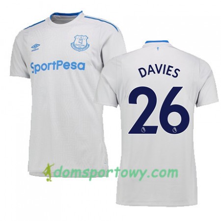 Koszulka Everton DAVIES Wyjazdowe Koszulki Piłkarskie 2017-2018 Krótki Rękaw