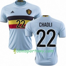 Koszulka Belgia NACER CHADLI Wyjazdowe Koszulki Piłkarskie Euro 2016