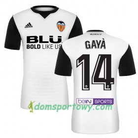 Koszulka Valencia CF GAYA Domowe Koszulki Piłkarskie 2017-2018 Krótki Rękaw