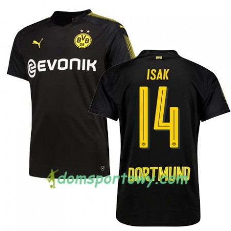 Koszulka Borussia Dortmund Isak 14 Wyjazdowe Koszulki Piłkarskie 2017-2018 Krótki Rękaw
