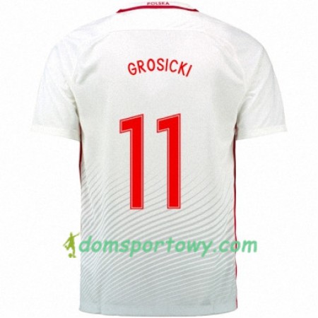 Koszulka Polska KAMIL GROSICKI Domowe Koszulki Piłkarskie Euro 2016