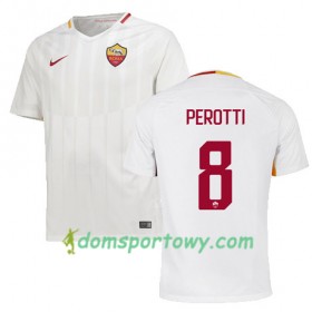 Koszulka AS Roma PEROTTI 8 Wyjazdowe Koszulki Piłkarskie 2017-2018 Krótki Rękaw