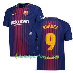 Koszulka FC Barcelona SUAREZ Domowe Koszulki Piłkarskie 2017-2018 Krótki Rękaw