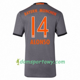 Koszulka Bayern Monachium ALONSO 14 Wyjazdowe Koszulki Piłkarskie 2017-2018 Krótki Rękaw
