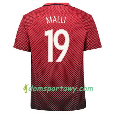 Koszulka Turcja YUNUS MALLI Domowe Koszulki Piłkarskie Euro 2016